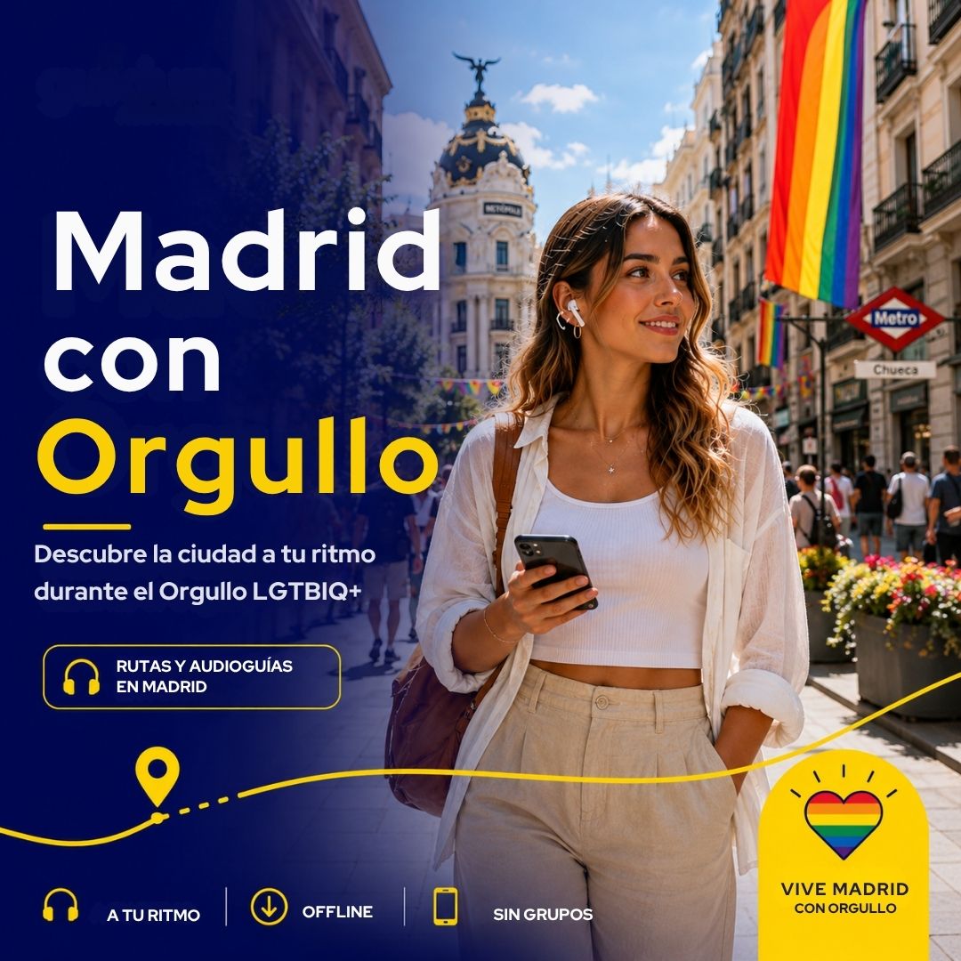 Madrid con Orgullo: descubre la ciudad a tu ritmo con Guidum